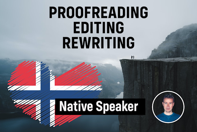 proofread and edit your norwegian text