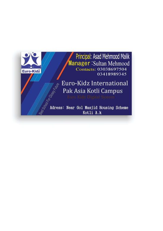 create and design a wonderful visiting cards