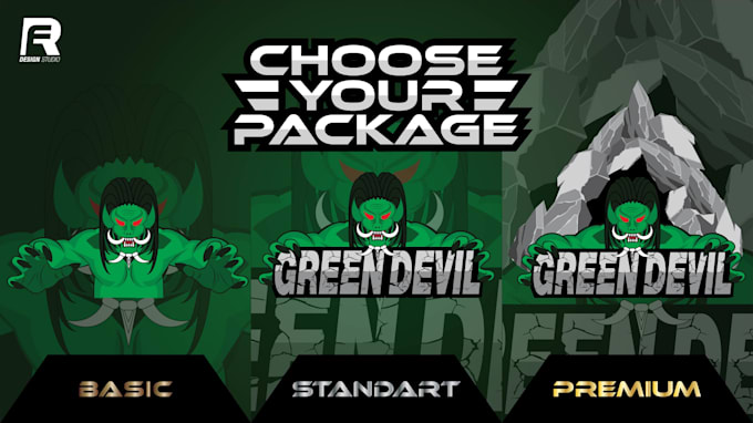 design awesome mascot logo for esport, gamer, youtube chanel