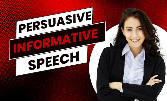write informative and persuasive speech outline on any topic