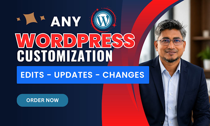 edit wordpress website, wordpress customization, update website