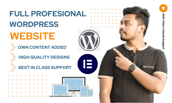 develop a wordpress website, design, redesign, and maintain