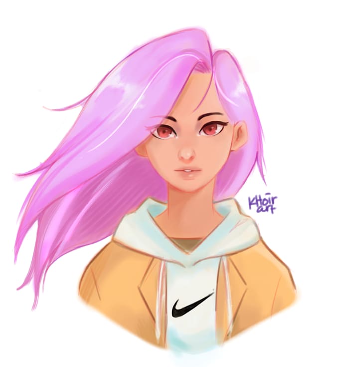 colouring your sketch illustrations