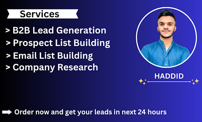 do lead generation and list building for you
