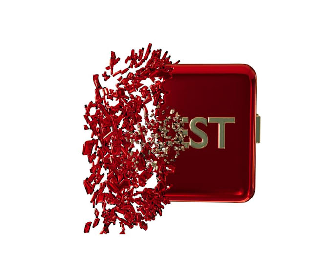 make your logo disassembling in 3d