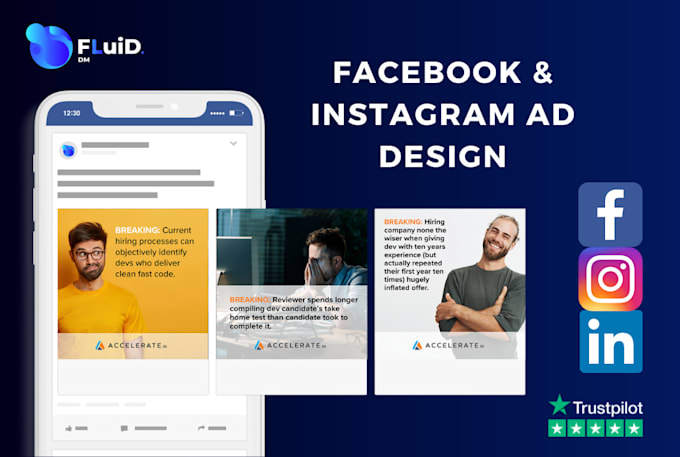 Create professional, high converting facebook and instagram ad images ...