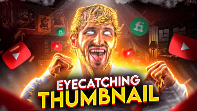 I will design amazing YouTube thumbnail