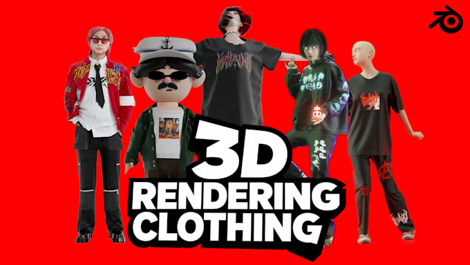 create premium 3d fashion visuals for your clothing brand