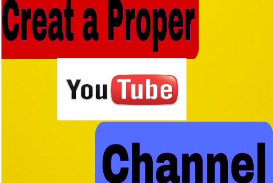 creat youtube channel for you
