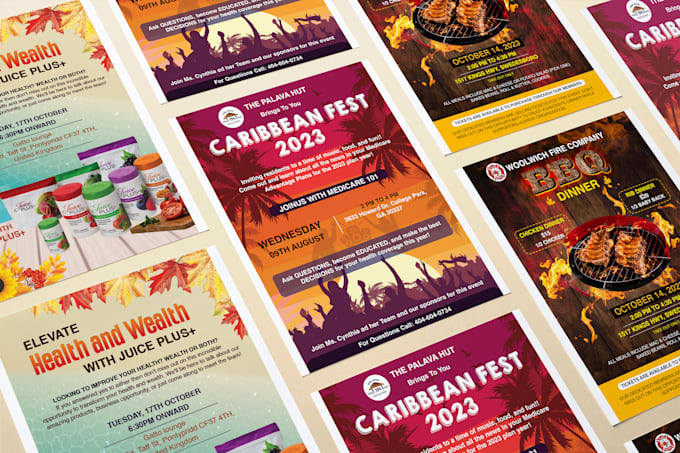 create a professional flyer, banner, and brochure design
