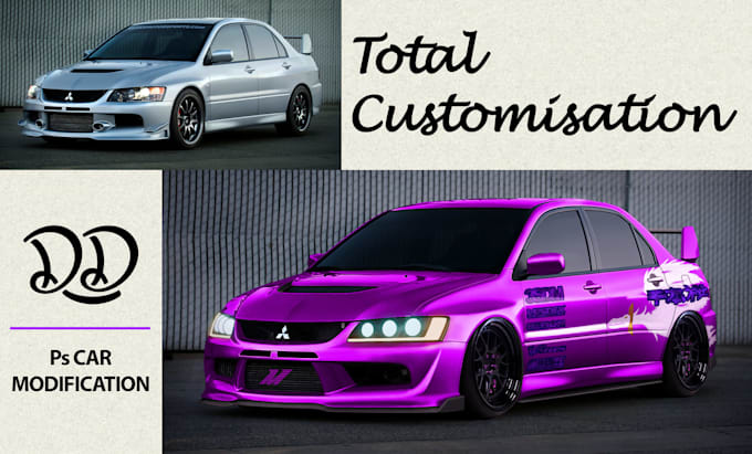 modify any car, however you like, using photoshop