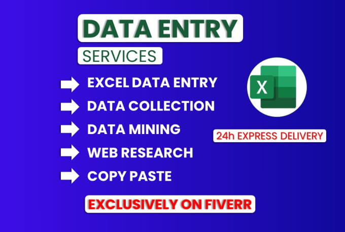 Do Excel Data Entry Jobs Web Research Copy Paste Data Collection In 24 Hours 
