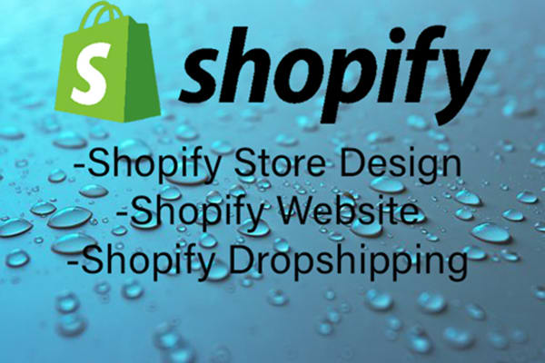design eye catching shopify store design and shopify website