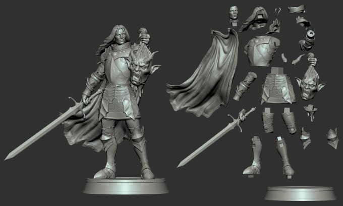 sculpt a 3d model for 3d printing