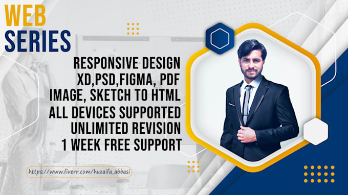 convert PSD, xd, and figma files to responsive HTML, CSS, or react tailwind