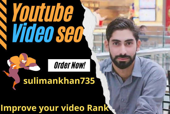 optimize SEO youtube video title, description, and tags