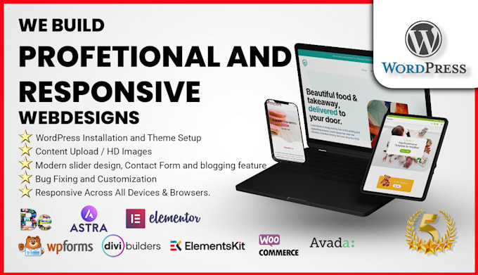 design, redesign and fix wordpress websites