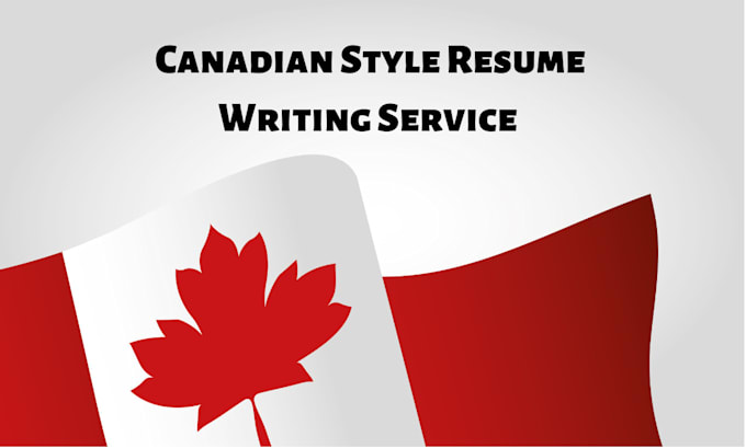 provide professional canada style resume and cover letter writing service