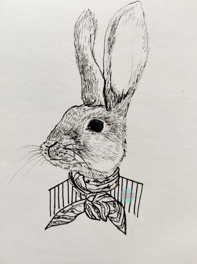 draw pen and ink, watercolor illustrations colorful or colorless