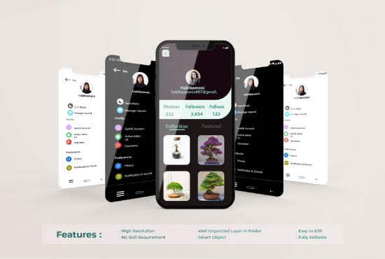 Design figma, ui ux for mobile app in adobe xd by Habiba326810 | Fiverr