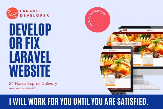 fix or develop laravel website as an expert PHP laravel developer