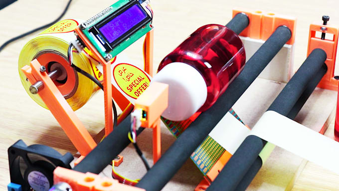 Provide automatic label sticking machine data by Experimentuae | Fiverr