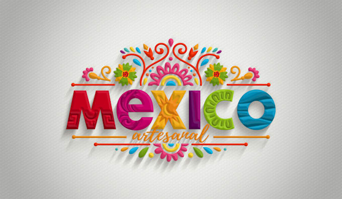 make creative and perfect logo in mexican style