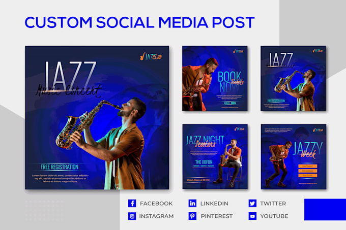 design 10 unique social media posts, banner ads