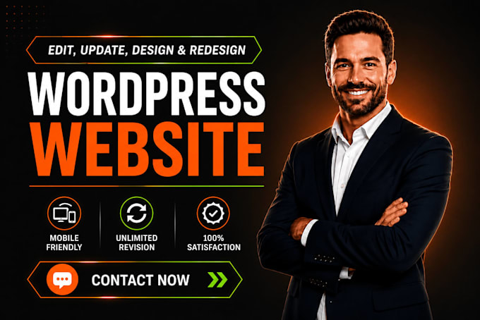 edit, update, and maintain your wordpress website monthly