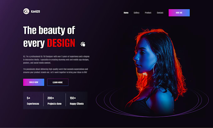 design a creative and unique web, mobile app