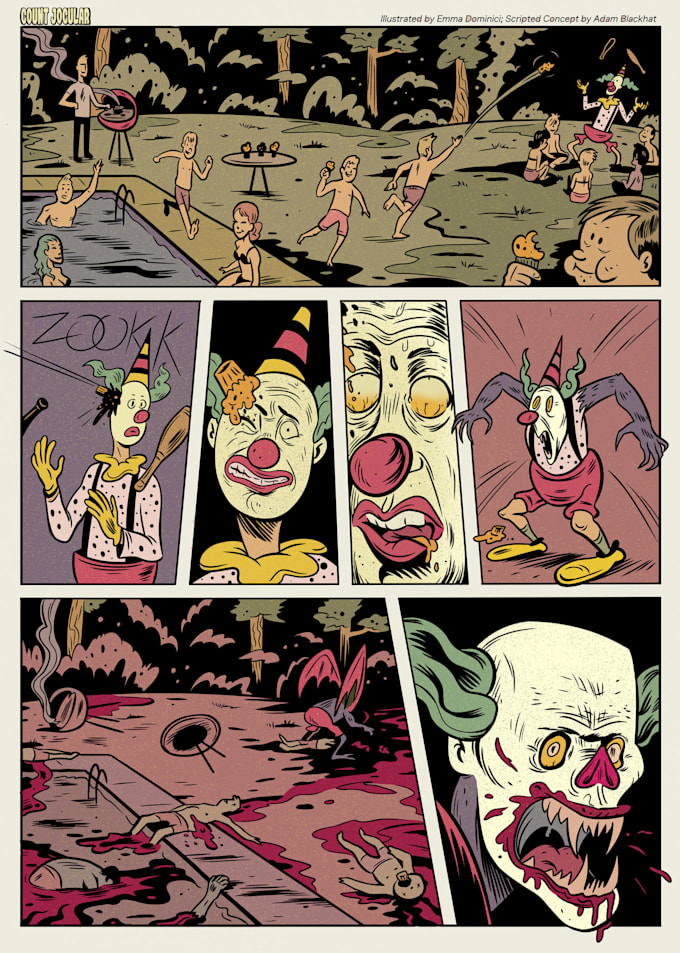 do cartoon comic pages