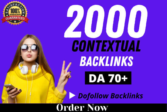 I will high quality white hat contextual seo dofollow backlinks