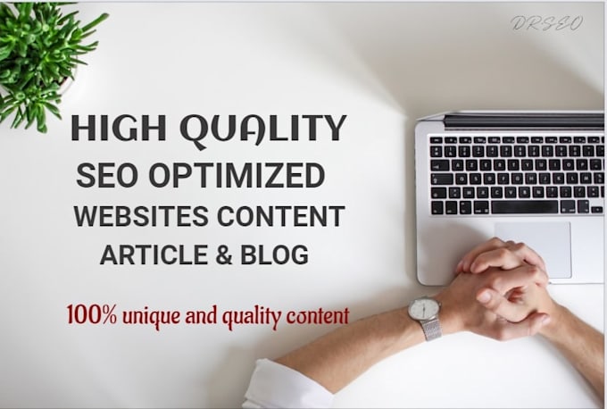 create SEO optimized website content for you in 24hrs