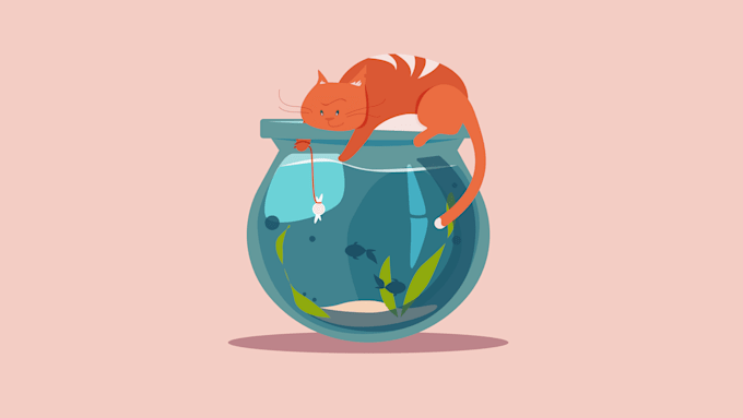 animate vector illustration or ad banner