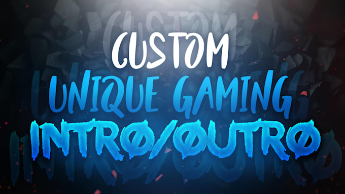 make intro and outro for gaming channel