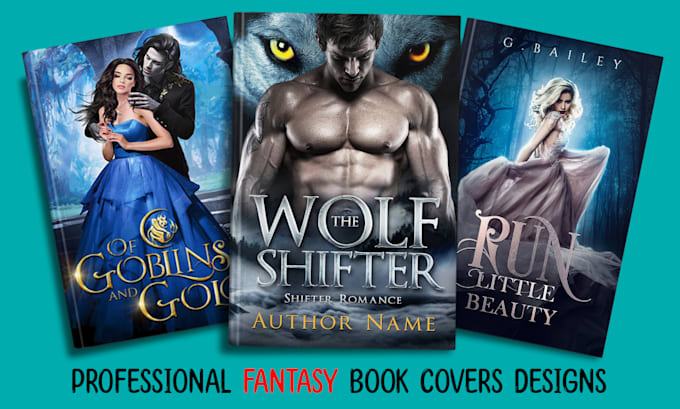 design professional fantasy, or amazon kindle book covers