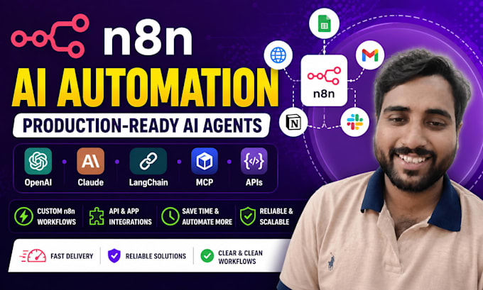 build ai agents, ai automations and ai workflows using n8n