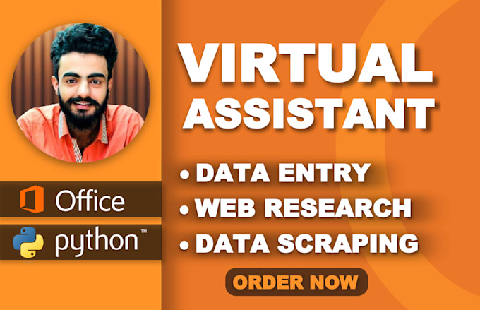 be a virtual assistant for data entry and web research