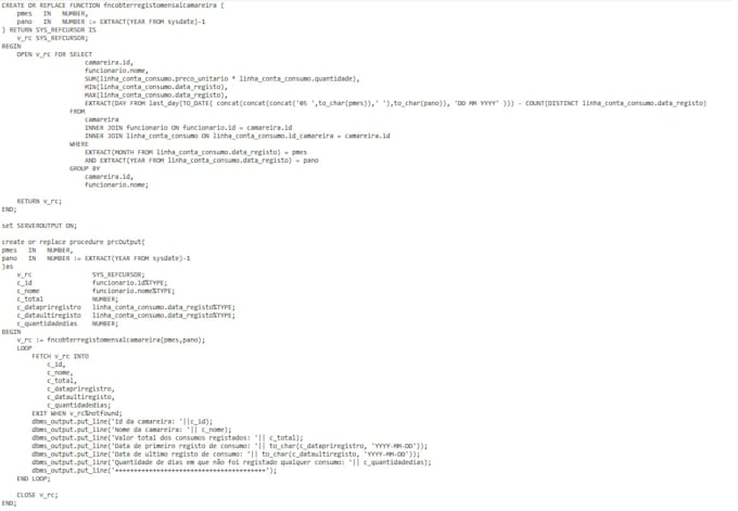 do your sql queries