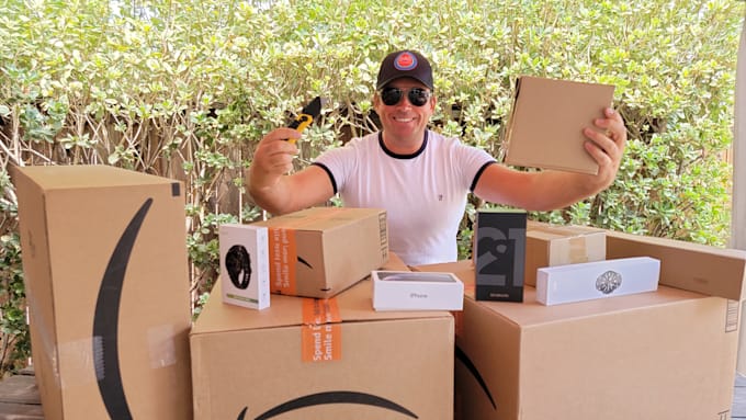create unboxing video with some demo of the product