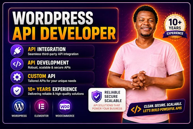 do any API integration on your wordpress website
