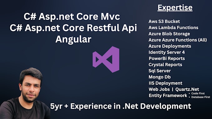 Do asp dot net mvc core, c sharp, desktop, web, restful api by ...