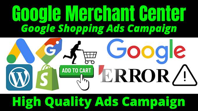 do google shopping ads campaign and solves merchant center fix errors