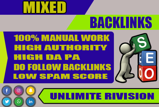 build mixed backlinks high authority link building