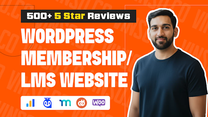 develop personalized wordpress membership website, lms website with learndash