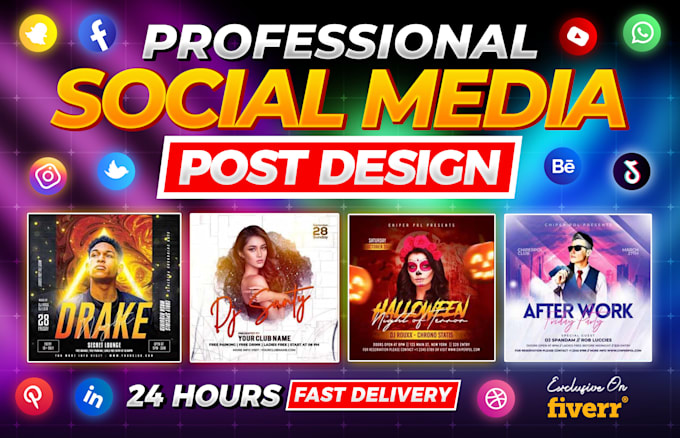 Hot Deals! I will design social media posts graphics for facebook or instagram