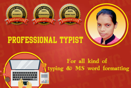 do fast, manual typing job, retype images, pdf to word, recreate 24h, typist