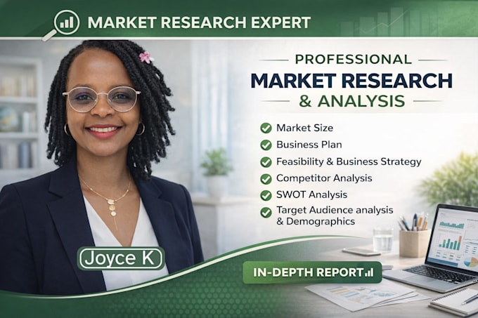 do market research, competitor analysis, feasibility reports