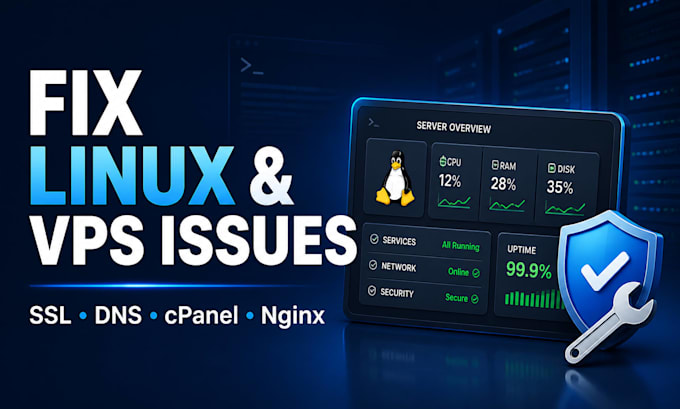 troubleshoot linux vps, cpanel, SSL, dns and hosting issues