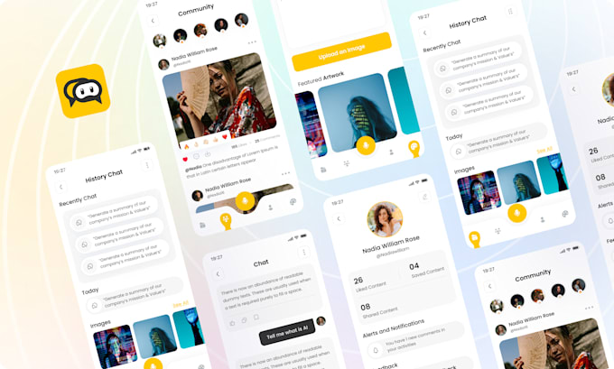 design a modern mobile app in figma